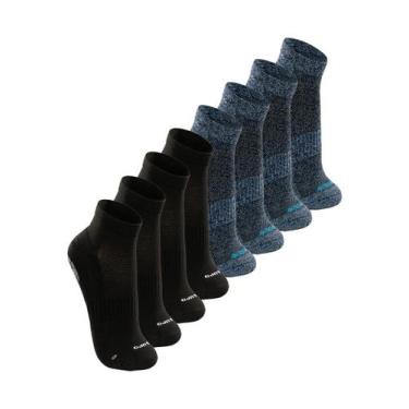 Imagem de Kit com 8 Pares de Meias Antiderrapante Pilates Lupo 3310-003 Colorido