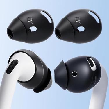 Imagem de 2 peças para AirPods 4 gerações, capa protetora de silicone, ultrafina, antiderrapante, manga, acessórios, branca