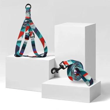 Imagem de Peitoral para cães pequenos (P, 3,6 a 10 kg), macio e ajustável, à prova de fuga, para caminhadas, atividades ao ar livre