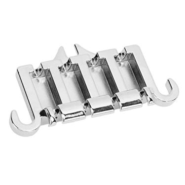 Imagem de XUXHOU Peças Traseiras de Ponte para Baixo Elétrico de 4 Cordas Com Parafusos, Peças de Reposição de Guitarra de Metal (Prata)