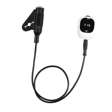 Imagem de RiToEasysports Piezo Pickup Universal Sem Perfuração Autoadesivo Captador de Guitarra Acústica para Guitarra Ukulele Violino Bandolim Banjo Erhu Guzheng Pipa, Plástico Preto e Branco Com Cabo de