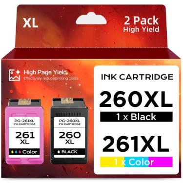 Imagem de Cartucho de tinta belietop 260XL 261XL para impressora Canon PIXMA
