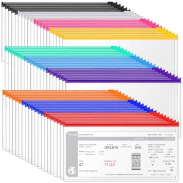 Imagem de Marspark Envelope de plástico com 200 unidades, pequenos envelopes transparentes com zíper, sacos de lápis A6 a granel para dinheiro, caneta, documentos, sala de aula, material de escritório 23 x 12