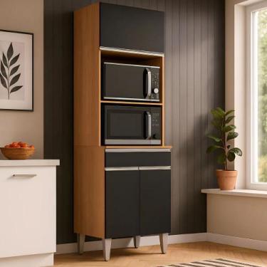 Imagem de Armário Paneleiro Duplo Torre Quente 2 Portas Andreia AJL - AJL MÓVEIS