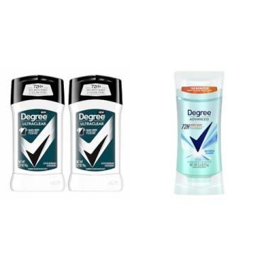 Imagem de Desodorante antitranspirante Degree para homens e mulheres, pacote de 