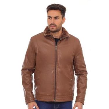 Imagem de Jaqueta Crocker Masculina Gola Pelo PU-Masculino