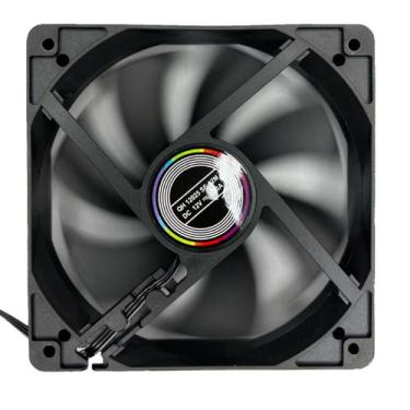 Imagem de Fan Cooler Ventoinha 120mm Black 12V 1200RPM Molex 12cm - Tx