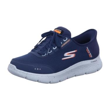 Imagem de Skechers Tênis masculino Go Walk Flex-100% impermeável, Azul marino, 45