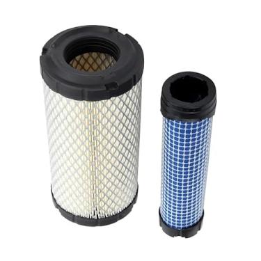 Imagem de Kit de filtro de ar 6673752 e 6673753 compatível com escavadeiras compactas BOBCAT 319 322 323 324 E08 E10 E10z E14 E16 E17 E17z E19 418 E20 E20z E25 E26 E26 27z, tratores compactos CT1025 CT1021