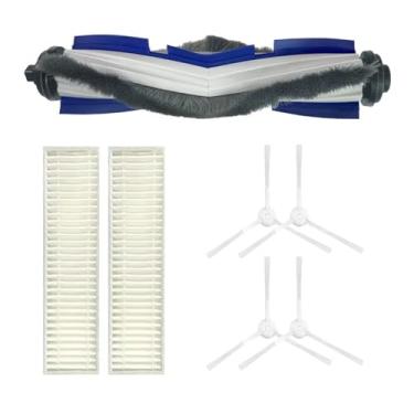 Imagem de 1 Set Roller Brush Side Brush Filter Kit Compatible With Rowenta ZR740003 Tefal Explorer 60 Series Sweeping Robot Vacuum Cleaner
