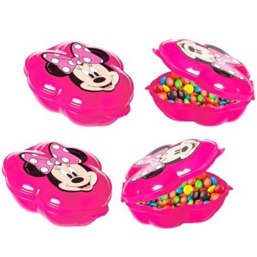 Imagem de Lembrancinha Aniversário Minnie Doces Decoração Kit com 4 - Plasútil