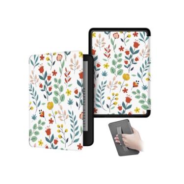 Imagem de Akacy Capa com padrão pintado com alça para o novo Kindle de 6 polegadas (10ª geração - edição de 2019), capa protetora leve para Kindle edição 2019 10ª geração e-reader (23)