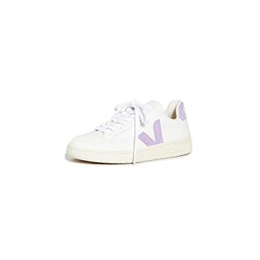 Imagem de Veja Tênis feminino V-12 branco - Parme - magenta, Extra/branco/lavanda, 39 BR