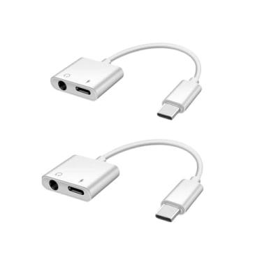 Imagem de BUMBLEBEE Adaptador de carregamento de áudio, adaptador de fone de ouvido tipo C, carregamento rápido para iPhone 16/15, iPad Pro, Galaxy, MacBook e mais (áudio de 3,5 mm + carregamento USB C (pacote