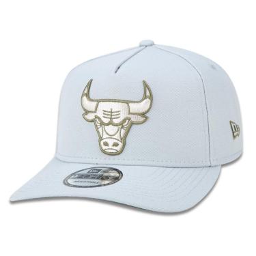 Imagem de BONE 9FORTY A-FRAME CHICAGO BULLS NBA ABA CURVA SNAPBACK CINZA NEW ERA-Masculino