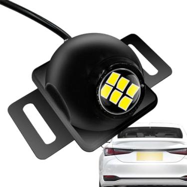 Imagem de Luz de ré do carro,Lâmpada LED de reserva em liga de alumínio com detecção automática - Acessórios de luz traseira para minivan, sedan, caminhões, carros de corrida, SUV Hunya