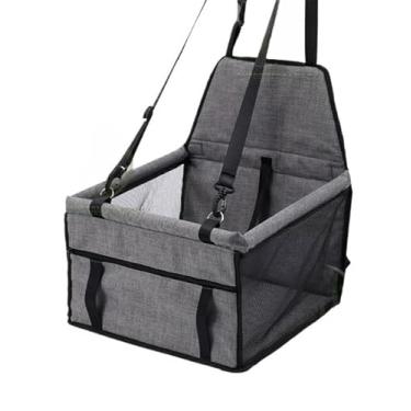 Imagem de Cadeirinha Cadeira Assento Pet de Carro para Cães Cachorro, gatos- Transporte(cinza)