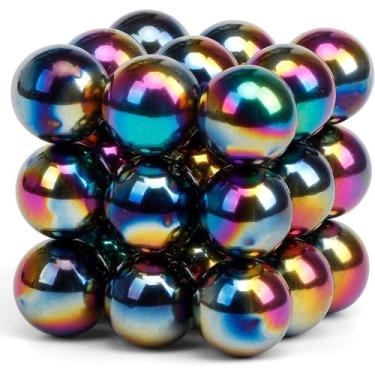 Imagem de Brinquedos Magnet Rainbow Rock Stone Fidget LNCOJOLM 30 unidades para 