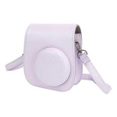 Imagem de GOWENIC Mini Bolsa Protetora para Câmera Instantânea, Capa Pu Durável para Mini 12 Com Filtros de Molduras Adesivas de álbum (Roxo)