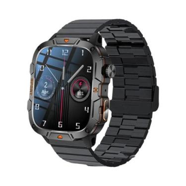 Imagem de Relógio Inteligente Militar Masculino Com GPS, Chamada Bluetooth, Moni