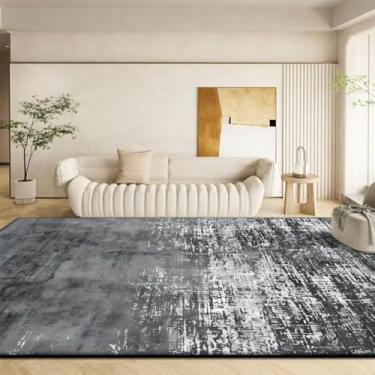 Imagem de Tapete moderno e luxuoso para sala de estar, decoração para casa, tapete grande para quarto, sala de estar, tapete de fácil limpeza (6,5x8,2 pés (200x250 cm)/CX050-sem fiapos-6)