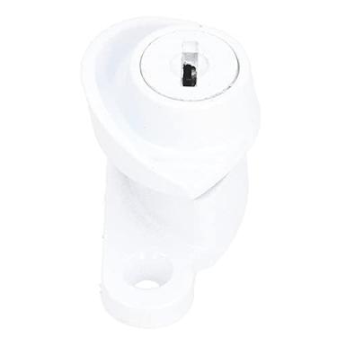 Imagem de Fechadura de Faixa, Fechadura de Porta Deslizante, Fechadura de Janela Fechadura de Segurança à Prova de Crianças Branca Fechadura de Faixa Antirroubo Zinco, Fechaduras de