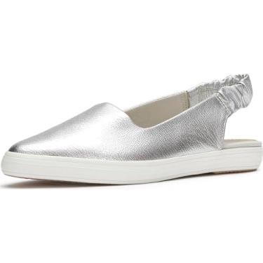 Imagem de Keds Tênis moderno feminino Point Slingback, Camurça metálica lavada prata, 38
