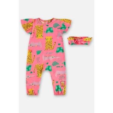 Imagem de Macacão e Laço em Cotton para Bebê Up Baby-Feminino
