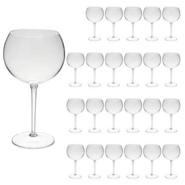 Imagem de Taça De Gin 600ml Kit 24pçs Acrílico Alto Padrão Premium - NEOPLAS, TR