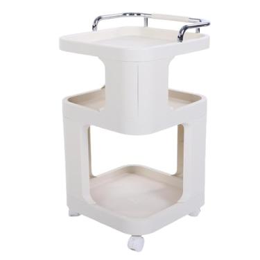 Imagem de Zerodis Carrinho Utilitário de Rolamento de 3 Camadas Carrinho Utilitário de Armazenamento de Frutas Lanches Bebidas de Armazenamento de Brinquedos Organizador Móvel de Com Rodas para Home Office
