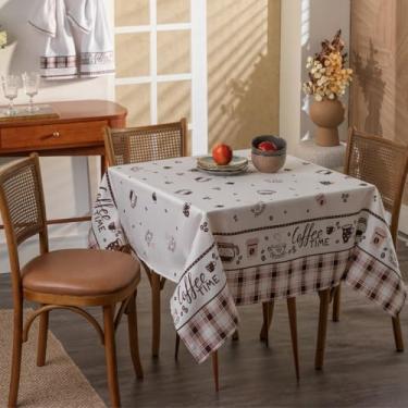 Imagem de Toalha de Mesa Retangular 8 Lugares Super Limpa Appel Home (Café)
