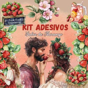 Imagem de Kit de Adesivos Scrapbook Biblia Journal Sabor Morango - SAKURA SHOP