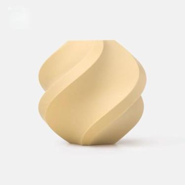 Imagem de Bamboo Lab 1,75 mm PLA Filamento Fosco Impressão de Alta Velocidade com RFID 1KG +/- 0,03 mm Filamento de Impressora 3D Ecológico para Bambu Lab P1P/P1S/X1C/X1/A1/A1 Mini (sem carretel) (Desert Yellow