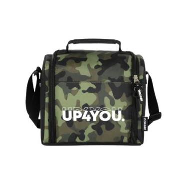 Imagem de Lancheira Térmica Merendeira Militar Menino Up4You - Verde - Luxcel