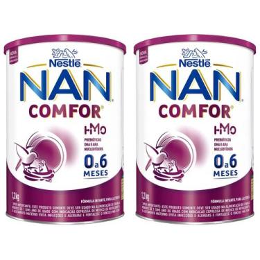 Imagem de Fórmula Infantil Comfor HMO Nestlé 1,2kg, 2 unidades