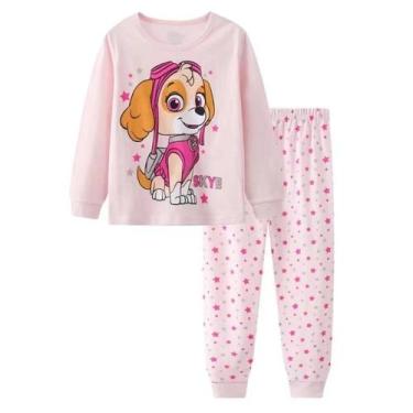 Imagem de Conjunto De Pijamas Infantis PAW Patrol, Manga Comprida E Calças Compr