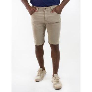 Imagem de Bermuda Masculina Sarja Skinny Estonada Elastano Anticorpus-Masculino