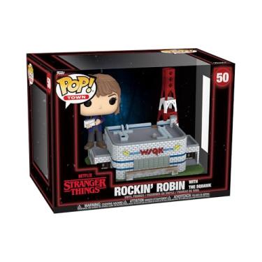 Imagem de Funko Pop! Town: Stranger Things Season 5 - Rockin' Robin with The Squawk - figura de vinil colecionável - ideia de presente - Mercadoria oficial - brinquedos para crianças e adultos