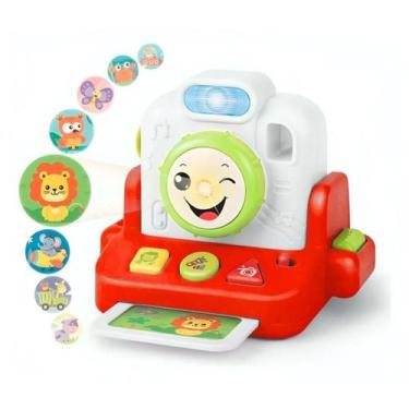Imagem de Brinquedo Educativo Infantil Bebê Musical Câmera - Braskit