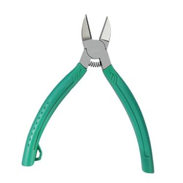 Imagem de IEUDNS Alicate de corte diagonal com mola, alicate de corte para arame, ideal para artesanato em materiais macios, de bordas de cabos de alumínio e aplicação, 9 Cm X 13.2 Cm