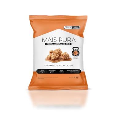 Imagem de Pipoca Artesanal Maïs Pura Caramelo e Flor de Sal PRO 50g
