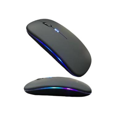 Imagem de Mouse Sem Fio, 2.4GHz, Preto, Plástico ABS, 1200 DPI, Design Ergonômico, Alcance 10m, 10x2x5.5cm, Alimentação por Pilha AA