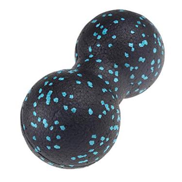 Imagem de Bola de massagem de amendoim Almencla – Bolas duplas para liberação miofascial e tecido profundo, azul