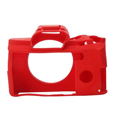 Imagem de GLOGLOW Capa para Dispositivo Eletrônico Portátil Capa de Proteção de Câmera de Silicone para A72 A7R2 A7S2, Lavável, Antiderrapante, Amarelo/vermelho/camuflagem para A72 A7R2 A7S2, Lavável,