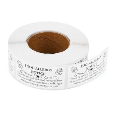 Imagem de 500 Peças de Etiquetas Adesivas com a Lei Dos Alimentos Caseiros, 5 x 2,5 cm Etiquetas Adesivas com Impressão Térmica para Uso Doméstico Cozinha Embalagens de Produtos Caseiros