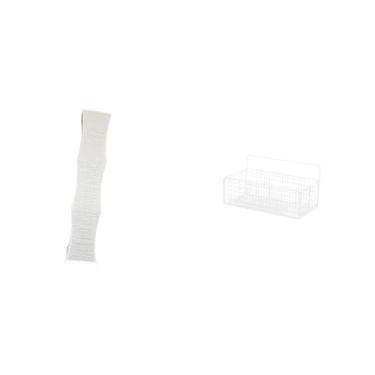 Imagem de Whtkoph Luminária de Chão para Sala de Estar com Prateleiras E Cesto Organizador de Parede em Metal para Decoração Elegante de Cozinhas E Banheiros.