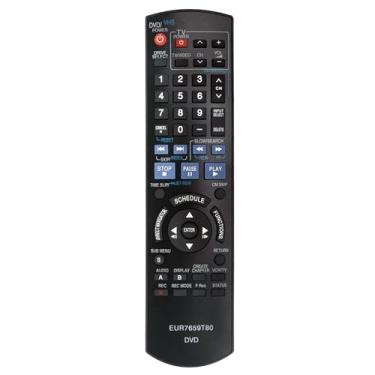 Imagem de Novo controle remoto de substituição EUR7659T80 para gravador de DVD Panasonic DMR-EZ47 DMR-EZ475 DMR-EZ47V DMR-EZ47K DMR-EZ475VK DMR-EZ475V
