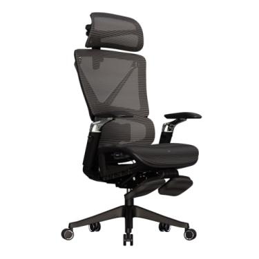 Imagem de Cadeira Ergonômica com Massagem Elements Calaena Preto