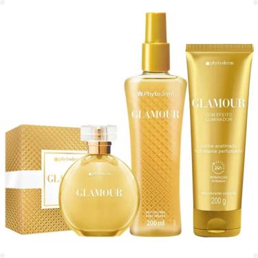 Imagem de Kit Phytoderm Glamour: Colônia 100ml, Body Splash 200ml e Hidratante 200g