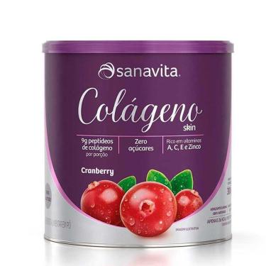 Imagem de Colágeno Skin - Cranberry - Lata 300g - Sanavita-Unissex